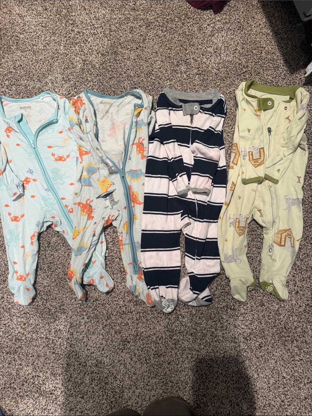 Kids One-Piece Footed Pajama - Bundle